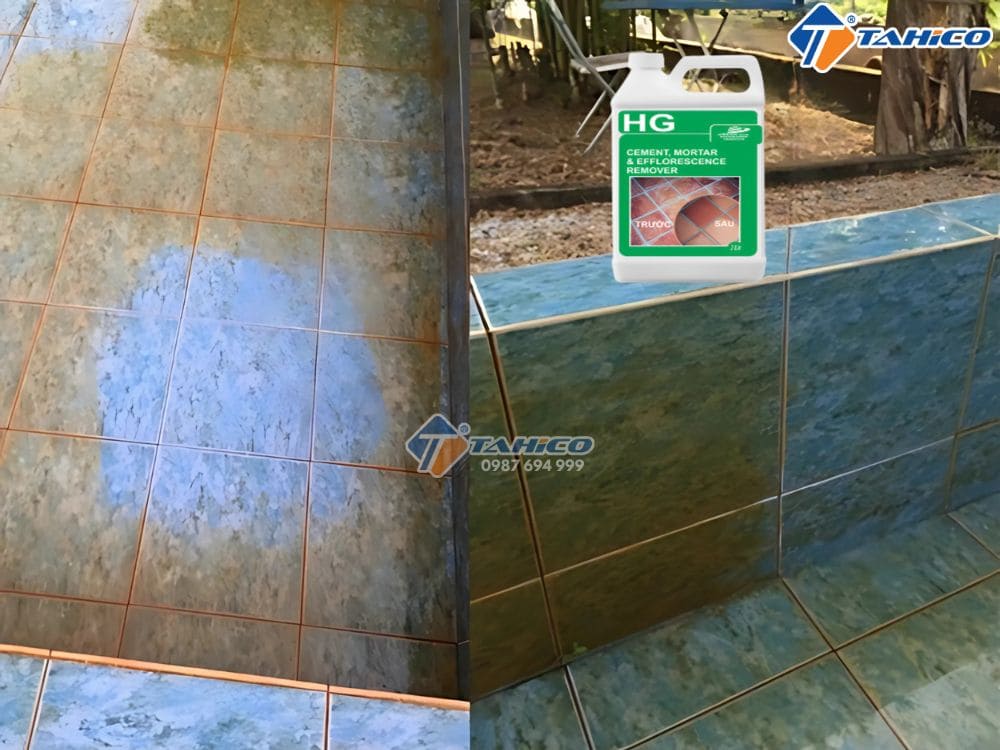 Tẩy gạch màu lát nền HG Cement Remover