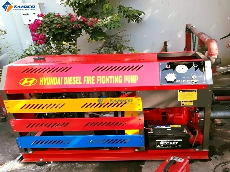 Máy bơm chữa cháy Diesel Hyundai 92kW/125hp
