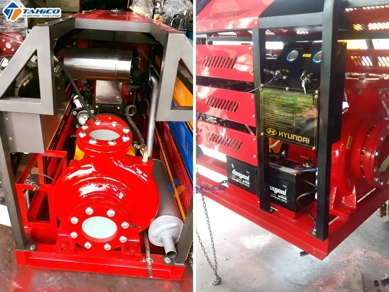 Máy bơm chữa cháy Diesel Hyundai D3BB 25hp 30hp
