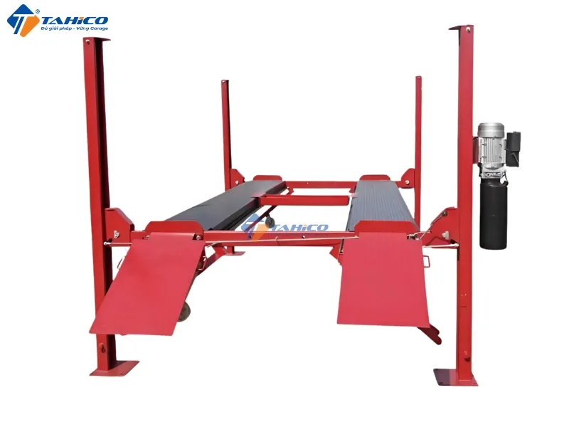 Cầu nâng bãi đỗ xe 4 trụ JunHV JH-4P3700 Series | Loại đơn, loại kép