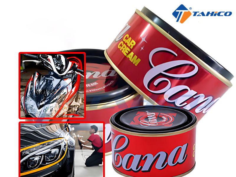 Công dụng kem đánh bóng xóa trầy xước sơn xa Cana Car Cream