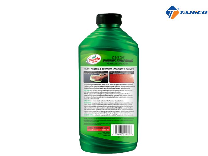 Kem đánh bóng xóa xước sơn xe Turtle Wax Clean Cut 532ml