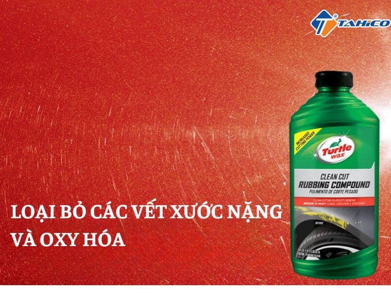Kem đánh bóng xóa xước sơn xe Turtle Wax Clean Cut 532ml