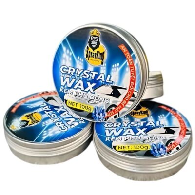 Kem phủ bóng nhựa nhám 2 trong 1 Sprayking Crystal Wax 100g