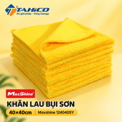 Khăn lau bụi sơn 40×40cm Maxshine 1240405Y