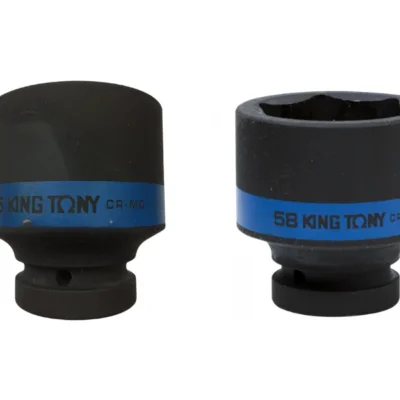 Hình ảnh sản phẩm Khẩu tuýp 1 inch Kingtony 6 cạnh, Đen, Dài 83mm | 55mm 58mm