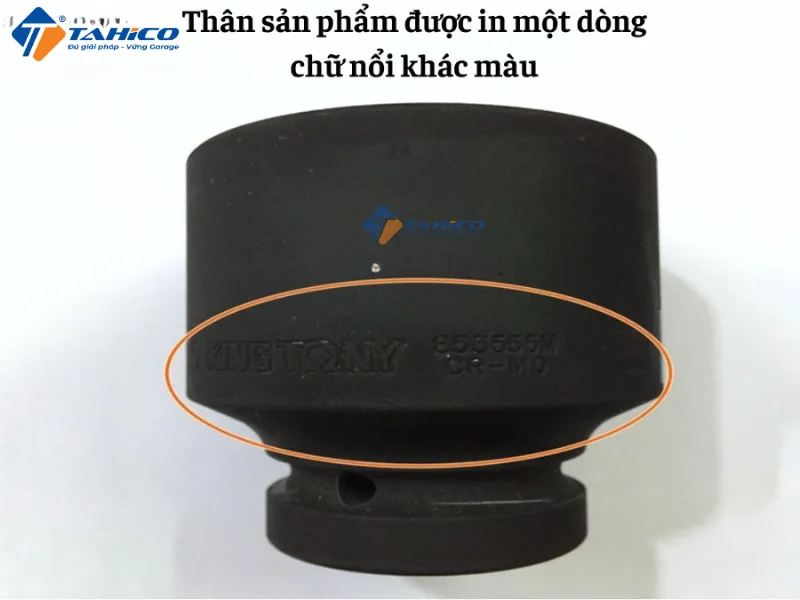 Hình ảnh sản phẩm Khẩu tuýp 1 inch Kingtony 6 cạnh, Đen, Dài 83mm