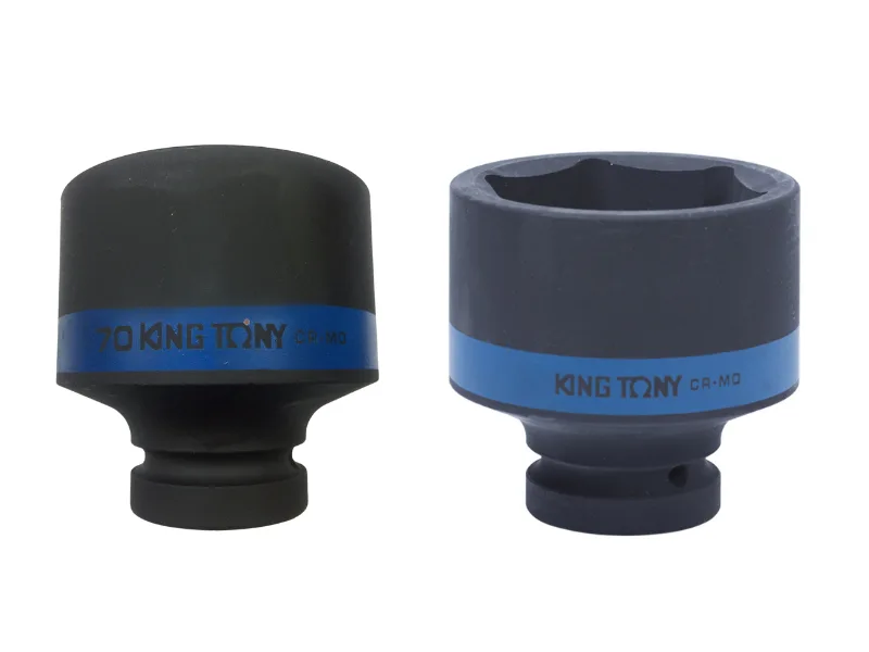 Hình ảnh sản phẩm Khẩu tuýp 1 inch Kingtony 6 cạnh, Đen, Dài 93mm | 70 mm 71mm