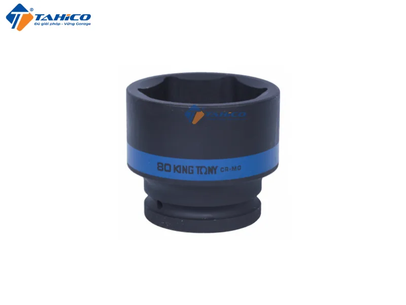 Hình ảnh sản phẩm Khẩu tuýp 1 inch Kingtony 6 cạnh, Đen, Dài 95mm | 80mm 85mm