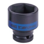 Khẩu tuýp 1inch Kingtony 6 cạnh, Đen, Dài 62mm