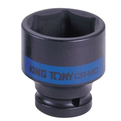 Khẩu tuýp 1inch Kingtony 6 cạnh, Đen, Dài 62mm