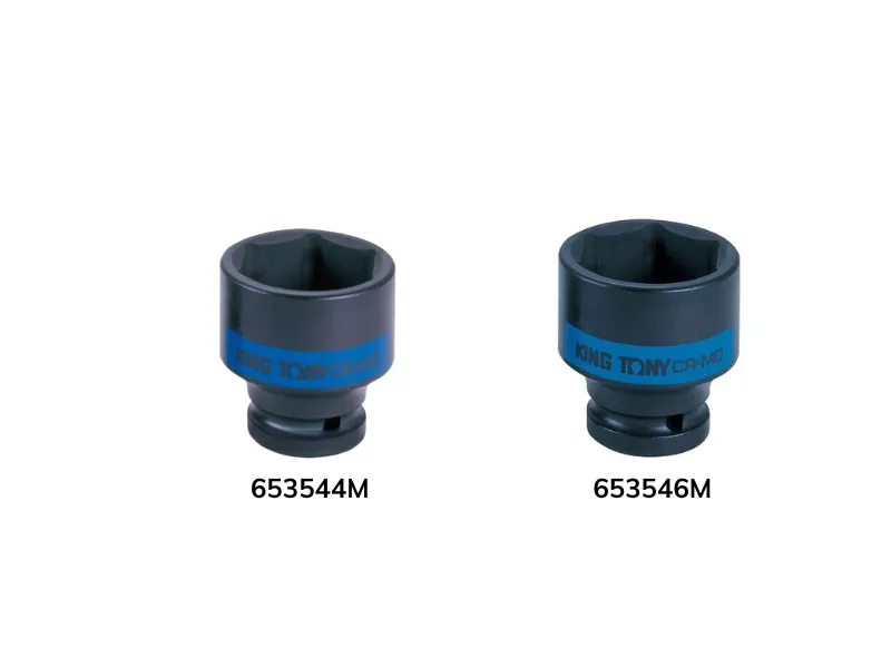 Khẩu tuýp 3/4" Kingtony 6 cạnh, Đen, Dài 62mm | 44mm 46mm