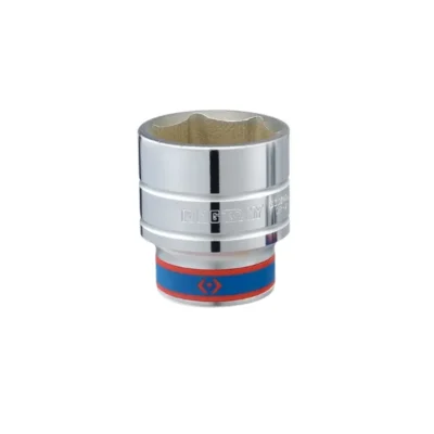 Khẩu tuýp 3/4" Kingtony 633537M - 37mm, 6 cạnh, Trắng, Dài 59mm
