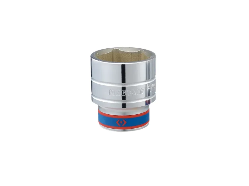 Khẩu tuýp 3/4" Kingtony 633537M - 37mm, 6 cạnh, Trắng, Dài 59mm
