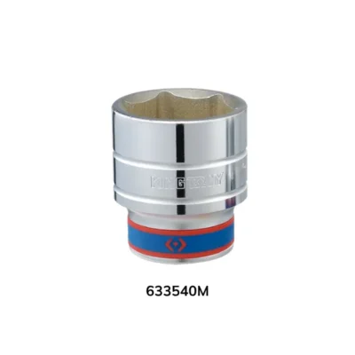 Khẩu tuýp 3/4" Kingtony 633540M - 40mm, 6 cạnh, Trắng, Dài 62mm