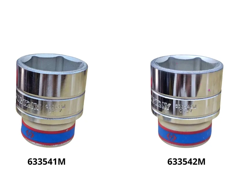 Khẩu tuýp 3/4" Kingtony 633541M | 633542M 6 cạnh, Trắng, Dài 64mm | 41mm 42mm