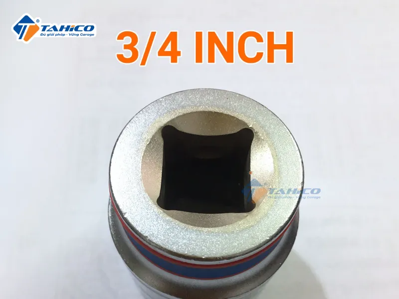 Khẩu tuýp 3/4" Kingtony 633541M | 633542M 6 cạnh, Trắng, Dài 64mm | 41mm 42mm