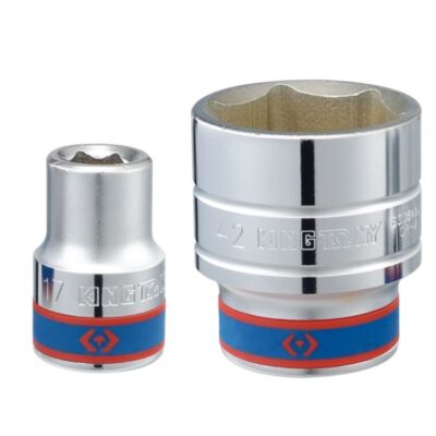 Khẩu tuýp 3/4" Kingtony 633552M - 52mm, 6 cạnh, Trắng, Dài 73mm