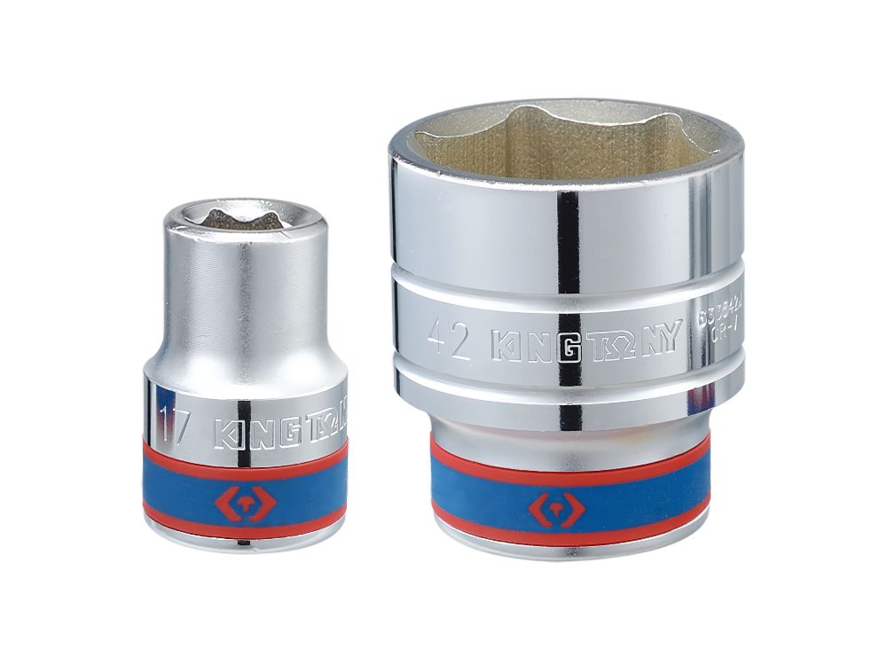 Khẩu tuýp 3/4″ Kingtony 633530M – 30mm, 6 cạnh, Trắng, Dài 54mm