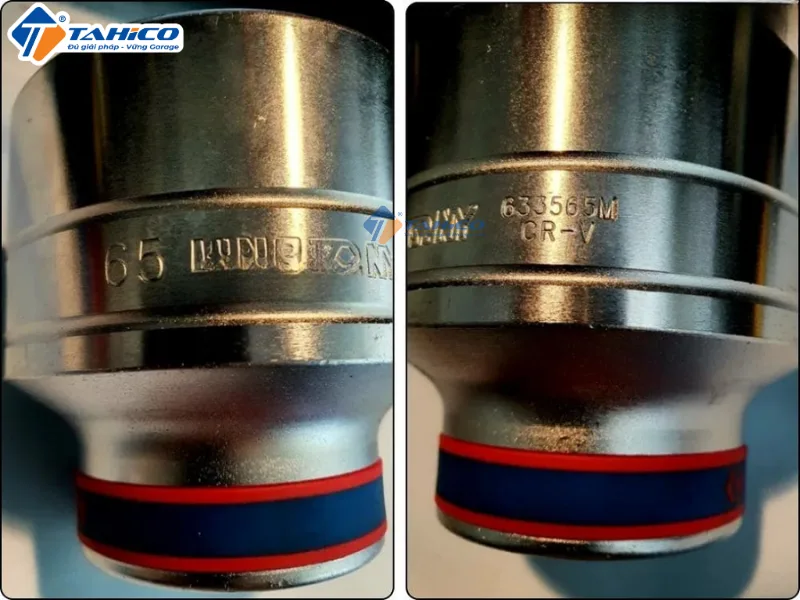 Hình ảnh sản phẩm Khẩu tuýp 3/4" Kingtony 633565M - 65mm, 6 cạnh, Trắng, Dài 83mm