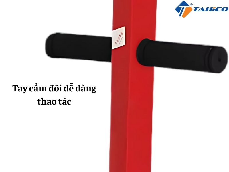 Có tay cầm đôi tiện lợi