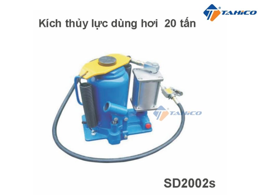 Kích đội hơi thủy lực Titano SD 20 tấn | Có ren