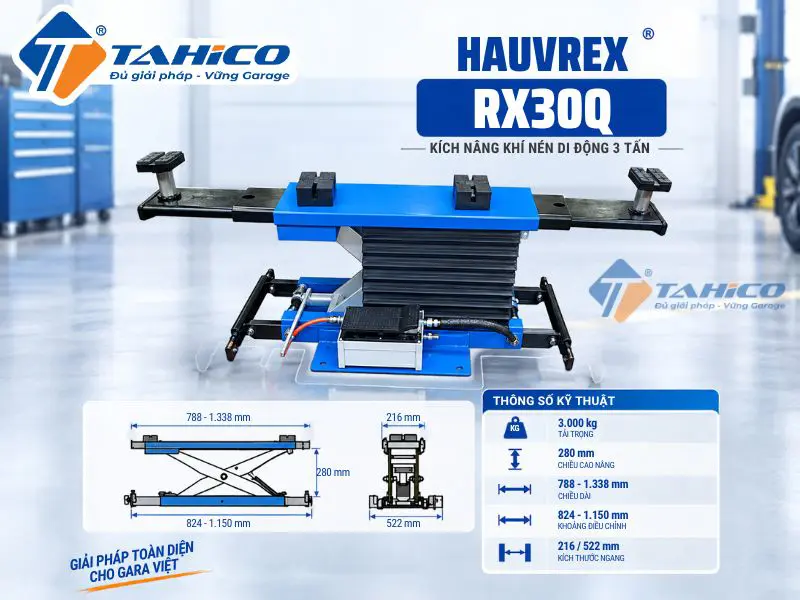 Kích phụ khí nén Hauvrex RX30Q