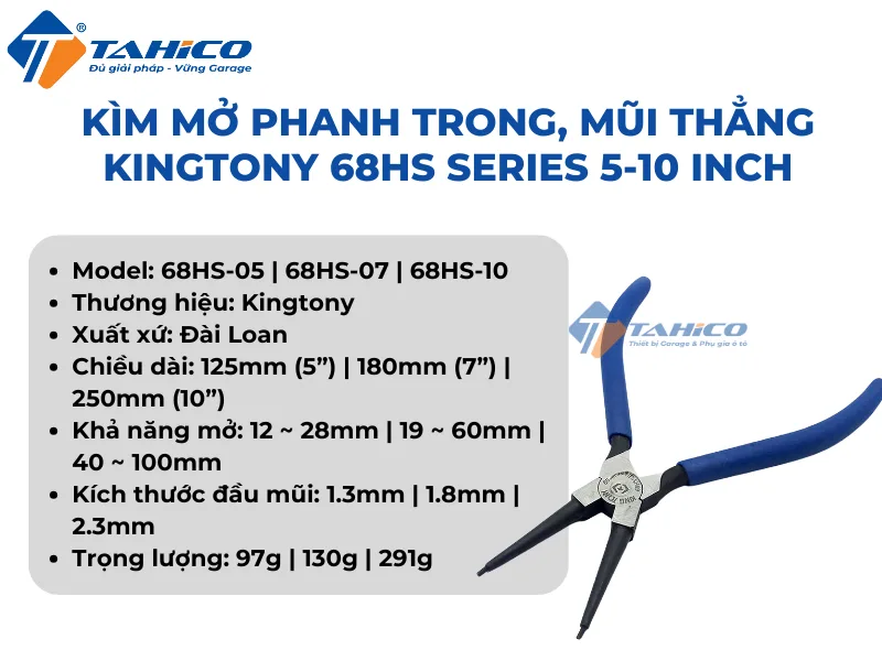 Đặc điểm tính năng Kingtony 68HS Series