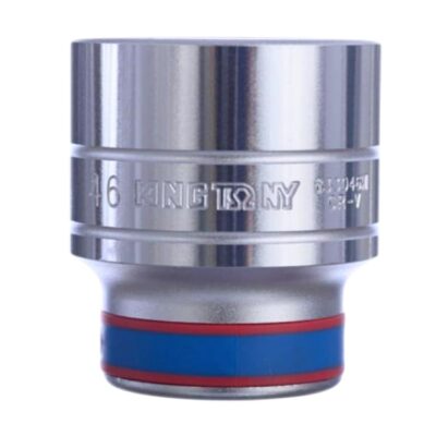 Khẩu tuýp 3/4" Kingtony 633046M - 46mm, 12 cạnh, Trắng, Dài 68mm