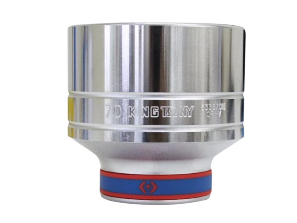 Khẩu tuýp 3/4" Kingtony 633070M - 70mm, 12 cạnh, Trắng, Dài 88mm