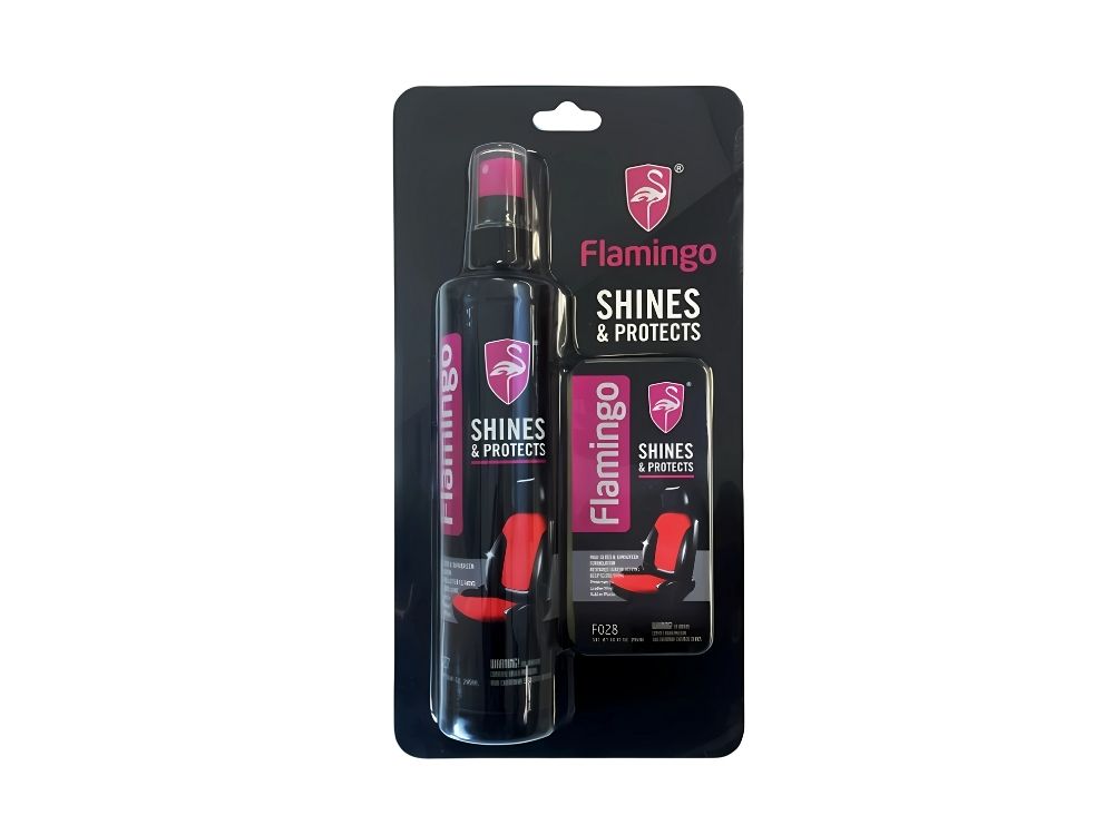 Làm bóng và bảo vệ da Flamingo Shines & Protects F028