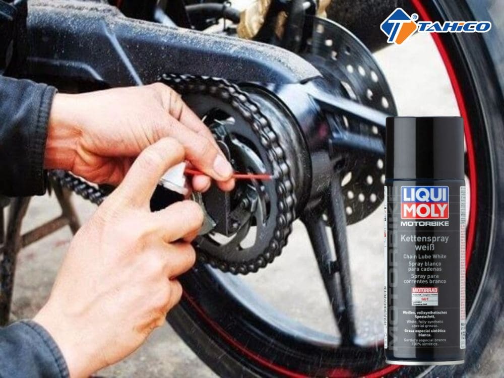 Chai xịt sên Liqui Moly Chain Lube White 1591 400ml