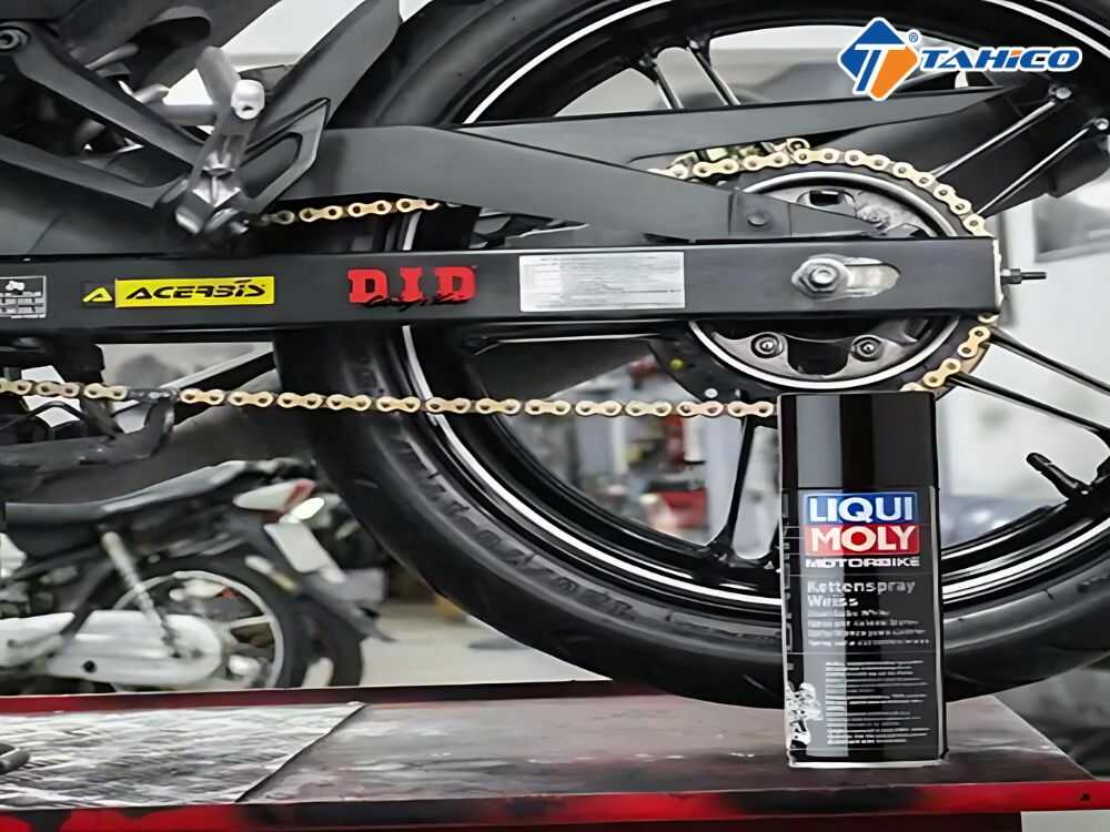 Chai xịt sên Liqui Moly Chain Lube White 1591 400ml