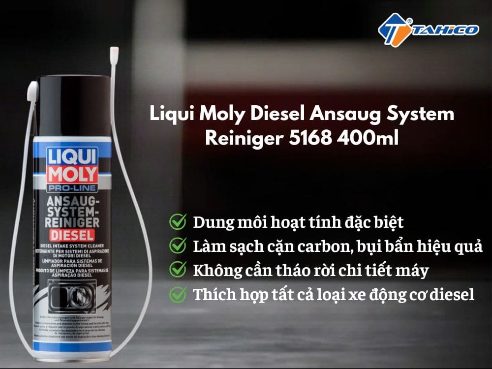 Phụ gia dầu Liqui Moly Diesel Ansaug System Reiniger 5168