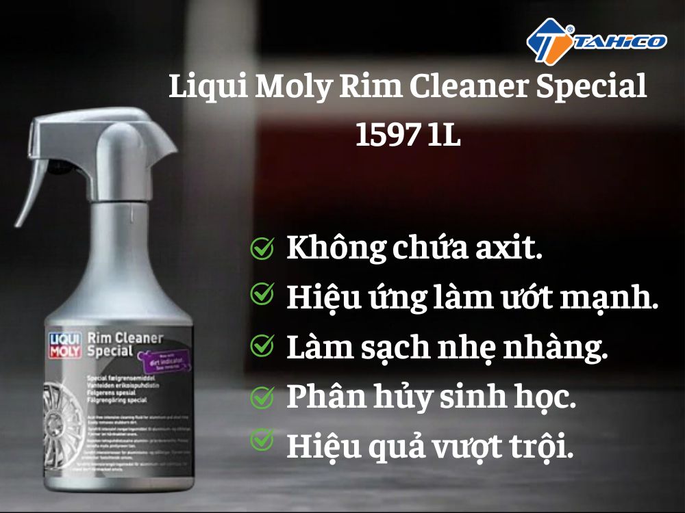 Vệ sinh mâm xe Liqui Moly Rim Cleaner Special