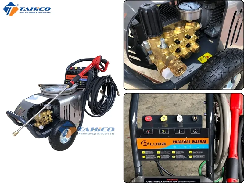 Máy rửa xe Luba 18M17.5-3S4 3kw 2200PSI 1 pha 220V