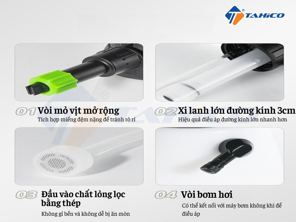 Bình phun bọt tuyết cầm tay Lutian Blizzard Foamer F15 1.5 lít