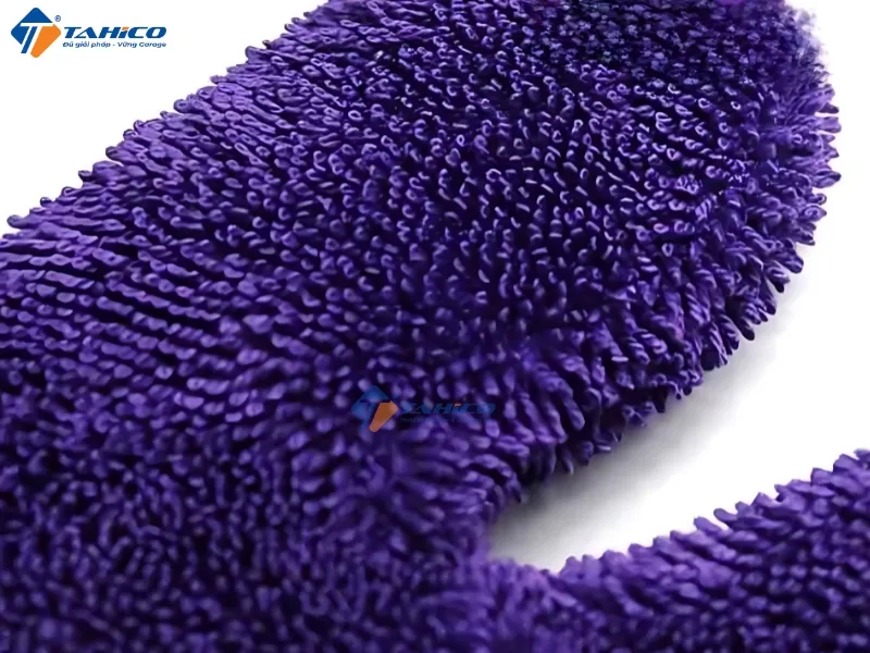 Bao tay rửa xe sợi Microfiber nhỏ Maxshine 1190004P | Màu tím