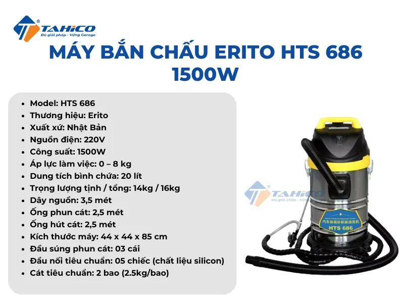 Đặc điểm tính năng Erito HTS 686 1500W