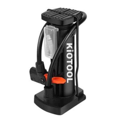 Máy bơm lốp đạp chân Kiotool đầu van đa năng