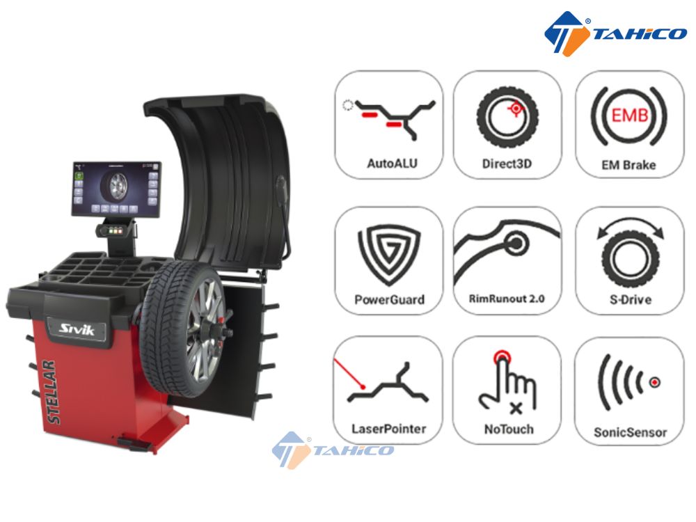 Máy cân bằng lốp Sivik Stellar/Sivik Stellar(P)