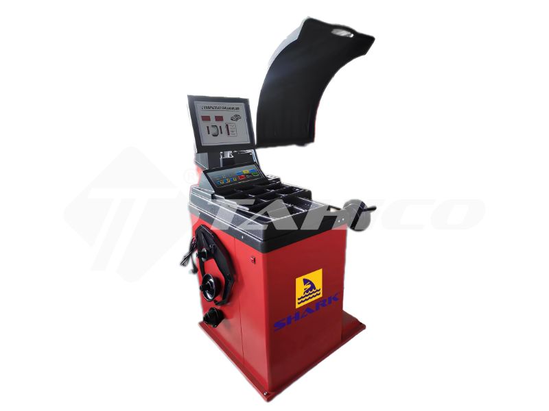 Máy cân bằng lốp xe bằng tia laser Shark SK2000E