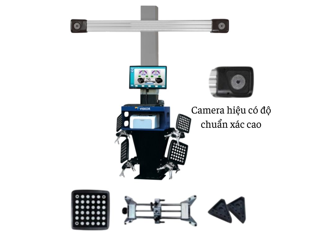 Máy cân chỉnh góc lái 3D VISKOR VWA-300