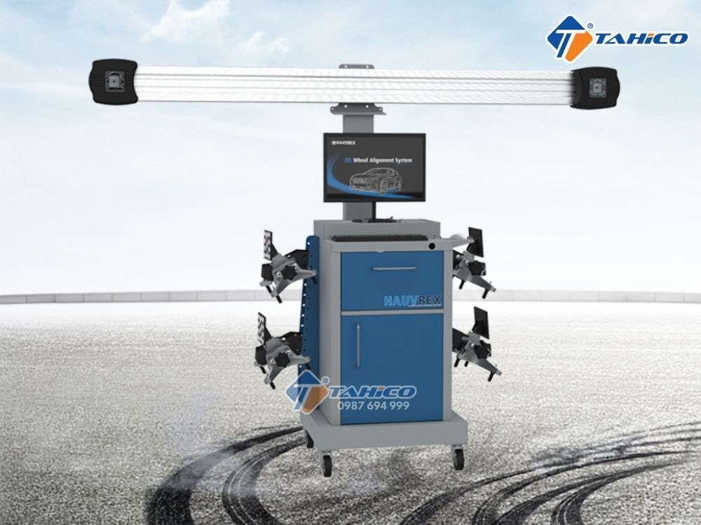Máy cân chỉnh góc lái công nghệ 3D Hauvrex JWA727