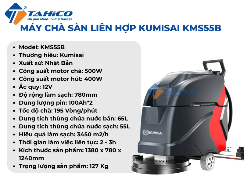 Đặc điểm tính năng Kumisai KMS55B