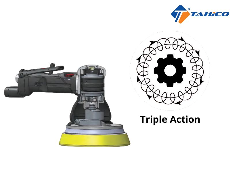 Máy sử dụng công nghệ Triple Action