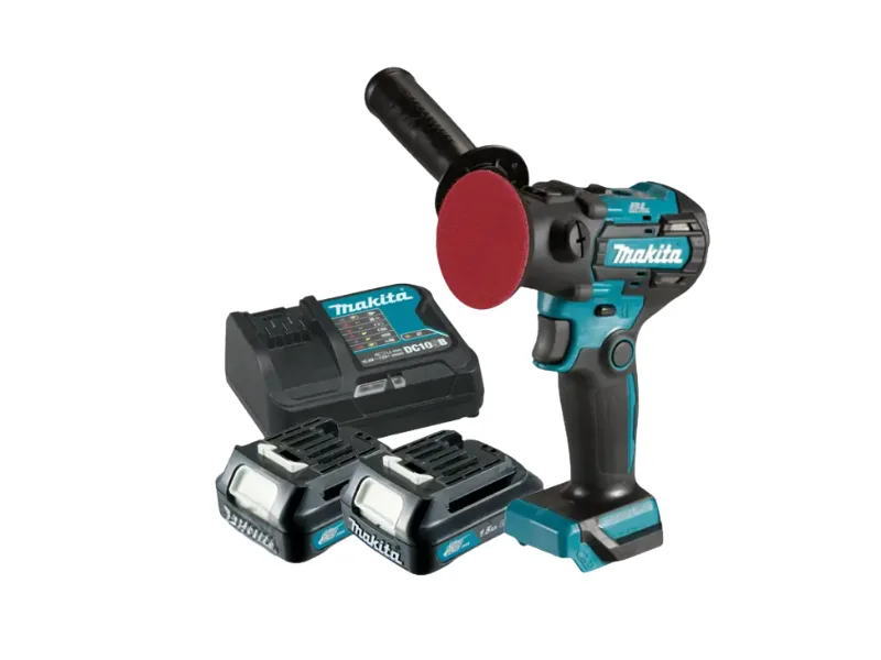 Máy đánh bóng Makita PV301DSYE 12V | Sạc nhanh, 2 pin 1.5Ah