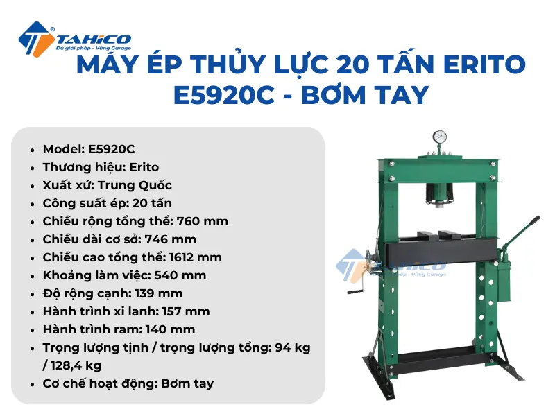 Đặc điểm tính năng Erito E5920C