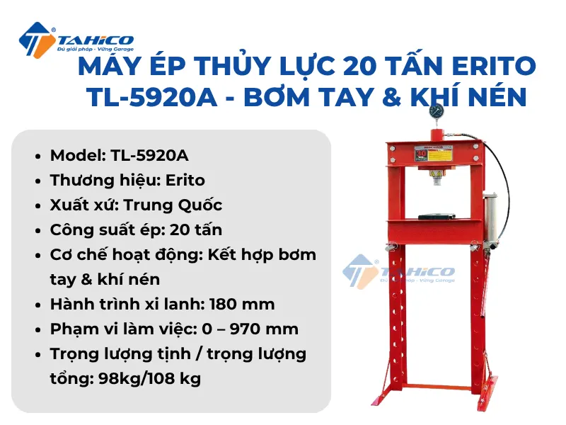 Đặc điểm tính năng Erito TL-5920A