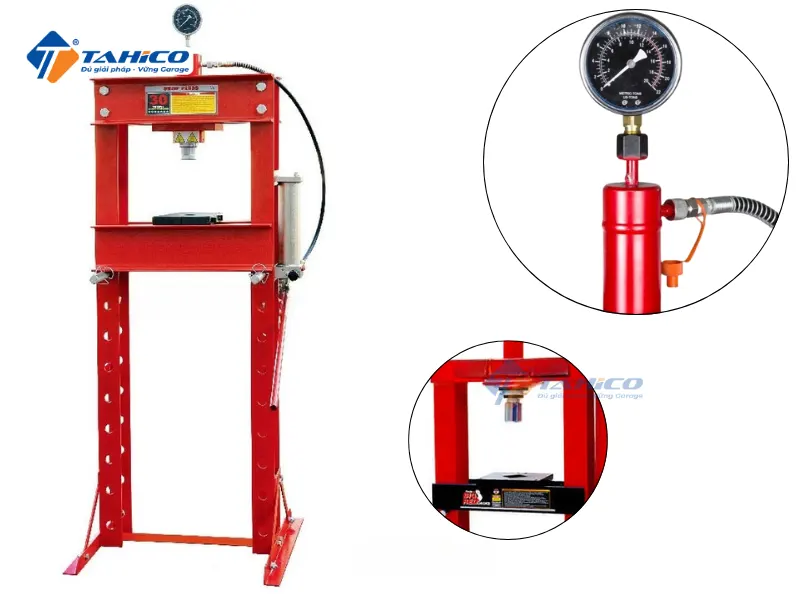 Máy ép thủy lực 20 tấn Erito TL-5920A - Bơm tay & Khí nén